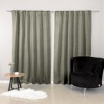 Cortina Black Out Textil Presillas Ocultas Metroblanc