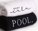 Toallón Bordado Keep Calm Ideal SPA 550 gr