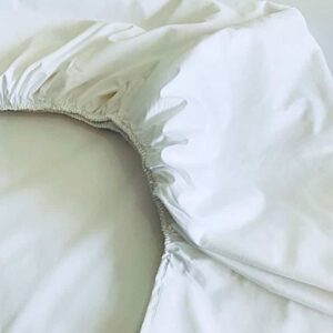 Sábana Ajustable Percal 144 Hilos Blanca Metroblanc