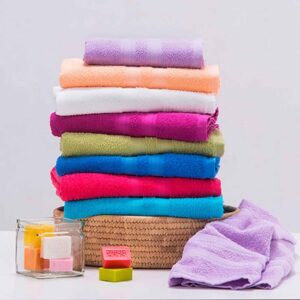 Juego de Toalla y Toallón Color Calfat 360 gr 100% Algodón