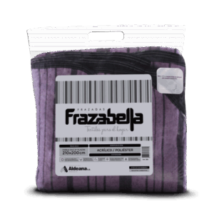 Frazadas Doble Faz Rayada Frazabella