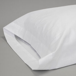 Funda de Almohada de 1 Metro Blanca Hotelera Micro Percal Cotton Touch 180 – Metroblanc