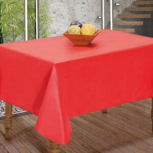 Mantel Colores Lisos Ecocuero Antimanchas Metroblanc