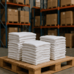 Pack de 50 Sábanas Planas Blancas Percal 180 Hilos 50% Algodón – 50% poliéster