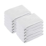 Pack de 10 Sábanas Planas 180 Hilos 50% Algodón – 50% poliéster