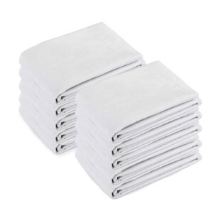 Pack de 10 Sábanas Planas 180 Hilos 50% Algodón – 50% poliéster