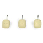 Ganchos de Resina para Cortina de Baño