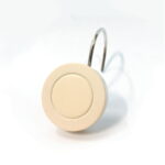 Ganchos de Resina para Cortina de Baño