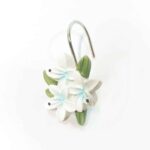 Ganchos de Resina para Cortina de Baño