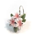 Ganchos de Resina para Cortina de Baño