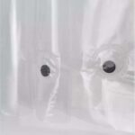 Protector de Cortina de Baño con Imanes Adherentes