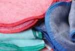 Pack de 10 Frazadas de Lana Lisa de colores Frazabella