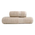 Juego de Toalla y Toallón Arcoiris Tim 500 gramos 100% algodón