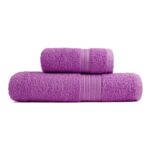 Juego de Toalla y Toallón Arcoiris Tim 500 gramos 100% algodón