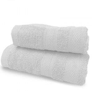 Pack X 12 Toallas Blancas Calfat 360 grs.
