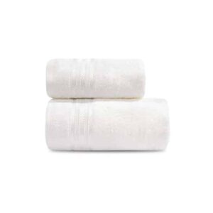 Combo x 6 Juegos de Toallas y Toallones Hotel Fantasía Patter Blanco 380 grs