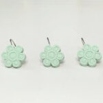 Ganchos de Resina para Cortina de Baño