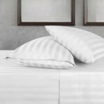 JUEGO DE SÁBANAS – Dobby Stripe Blanco Hotel – 200 H - Image 3