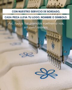 Bordado personalizado para hoteles, clínicas y complejos turísticos 4
