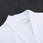 BATA DE BAÑO TONDOSADA - LUXURY VELOUR - Blanca- 100% Algodón - Image 3