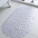 Alfombra de Baño de PVC Antideslizante 66x36 cm
