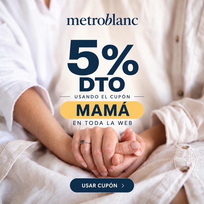 5% de descuento usando el cupón MAMÁ en toda la web